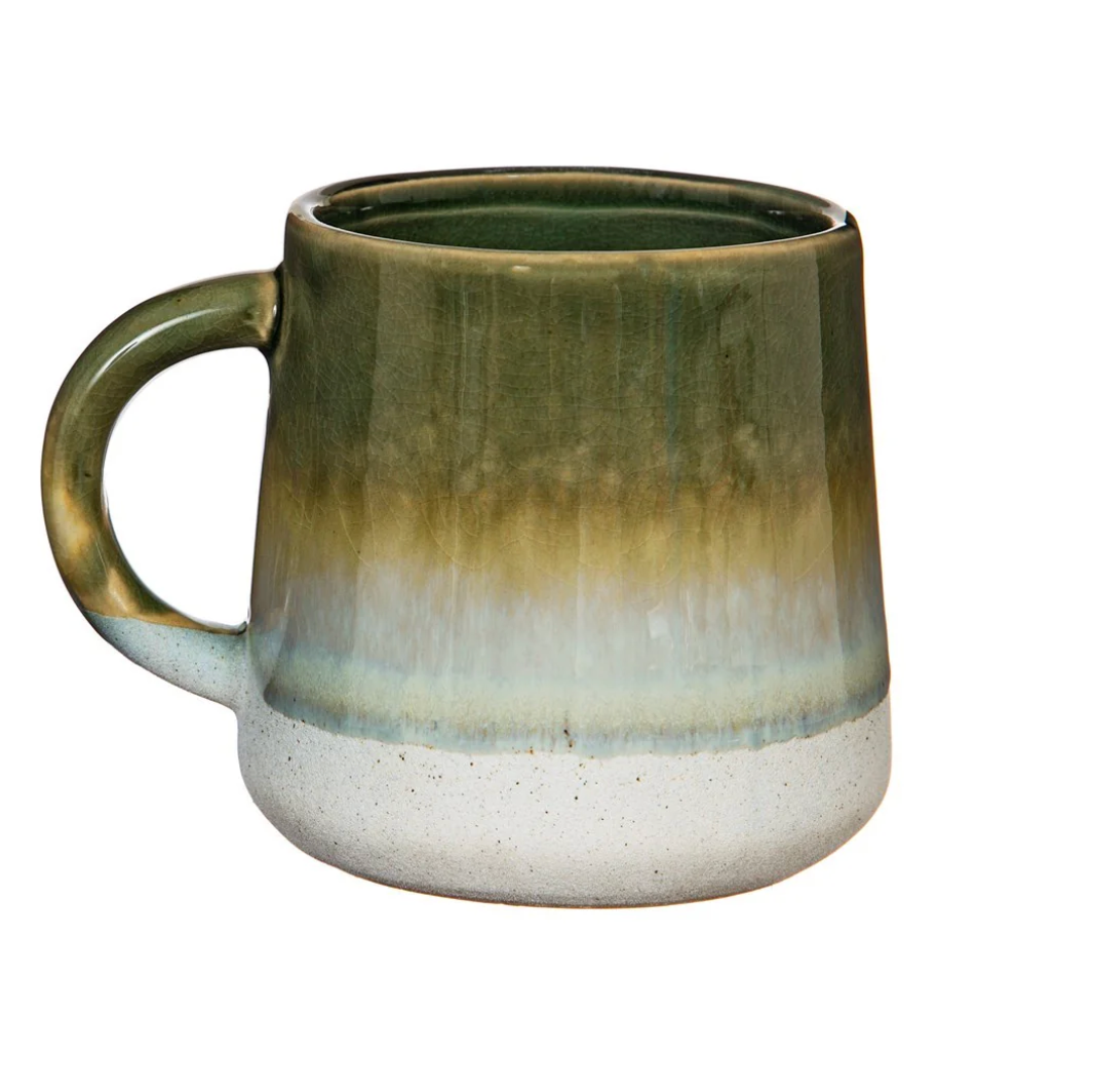 Mojave Glazed Mug - Khaki