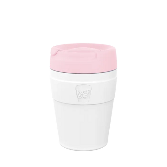 KeepCup Traveller M 12oz white and pink