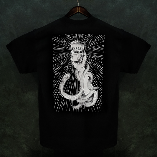 Snake Tattoo Throat Punch Coffee Co. T-shirt
